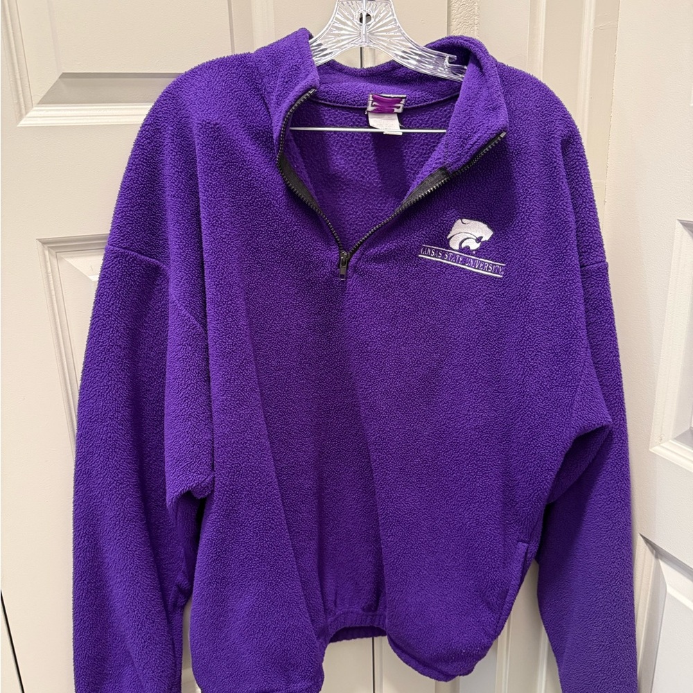 Kansas State Wildcats Quarter Zip Pullover Sweater